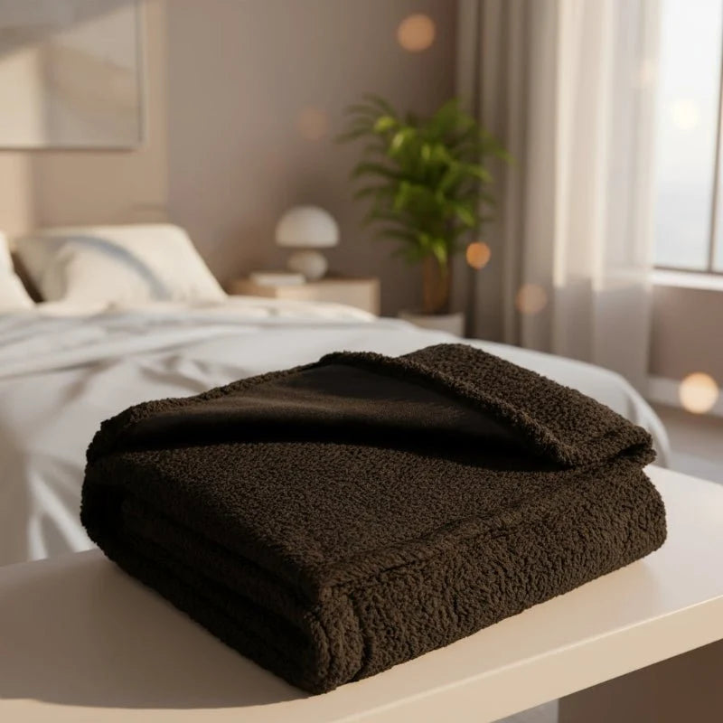 Waterproof Blanket Soft Microfiber Fleece Machine Washable
