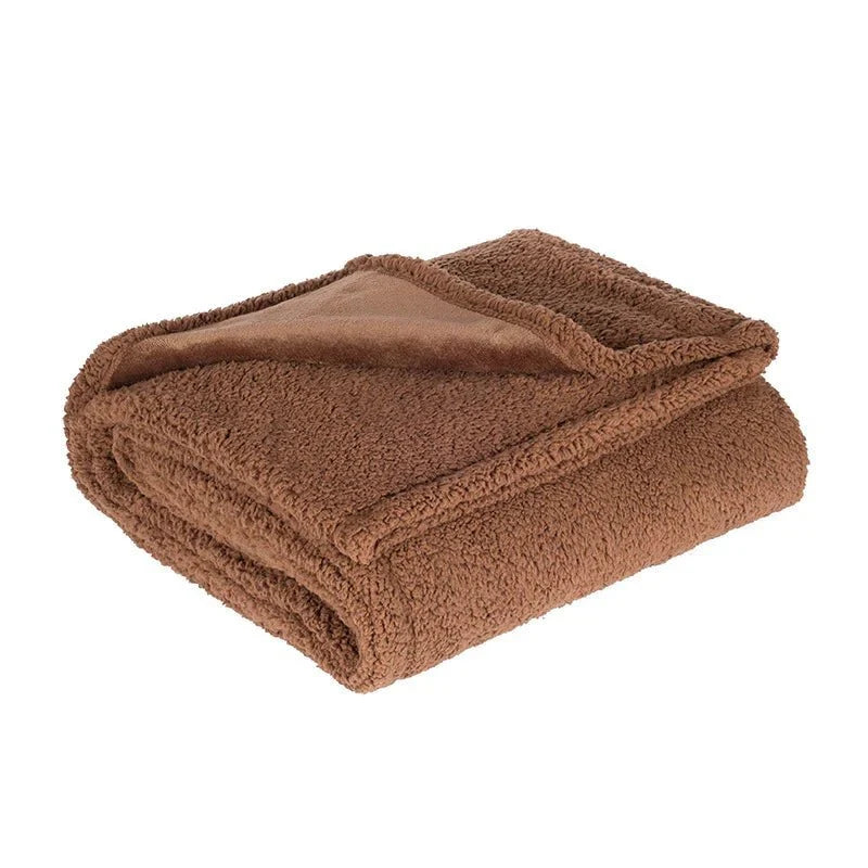 Waterproof Blanket Soft Microfiber Fleece Machine Washable