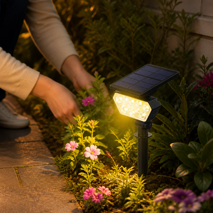 Waterproof Foldable Solar LED Garden Spot Light