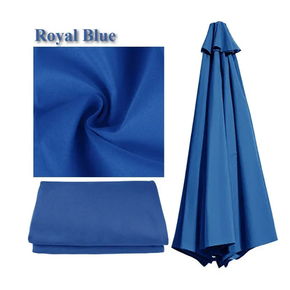 Waterproof Replacement Sun Umbrella Cover for 6/8 Ribs – Garden and Patio Outdoor Use