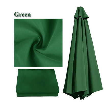 Waterproof Replacement Sun Umbrella Cover for 6/8 Ribs – Garden and Patio Outdoor Use