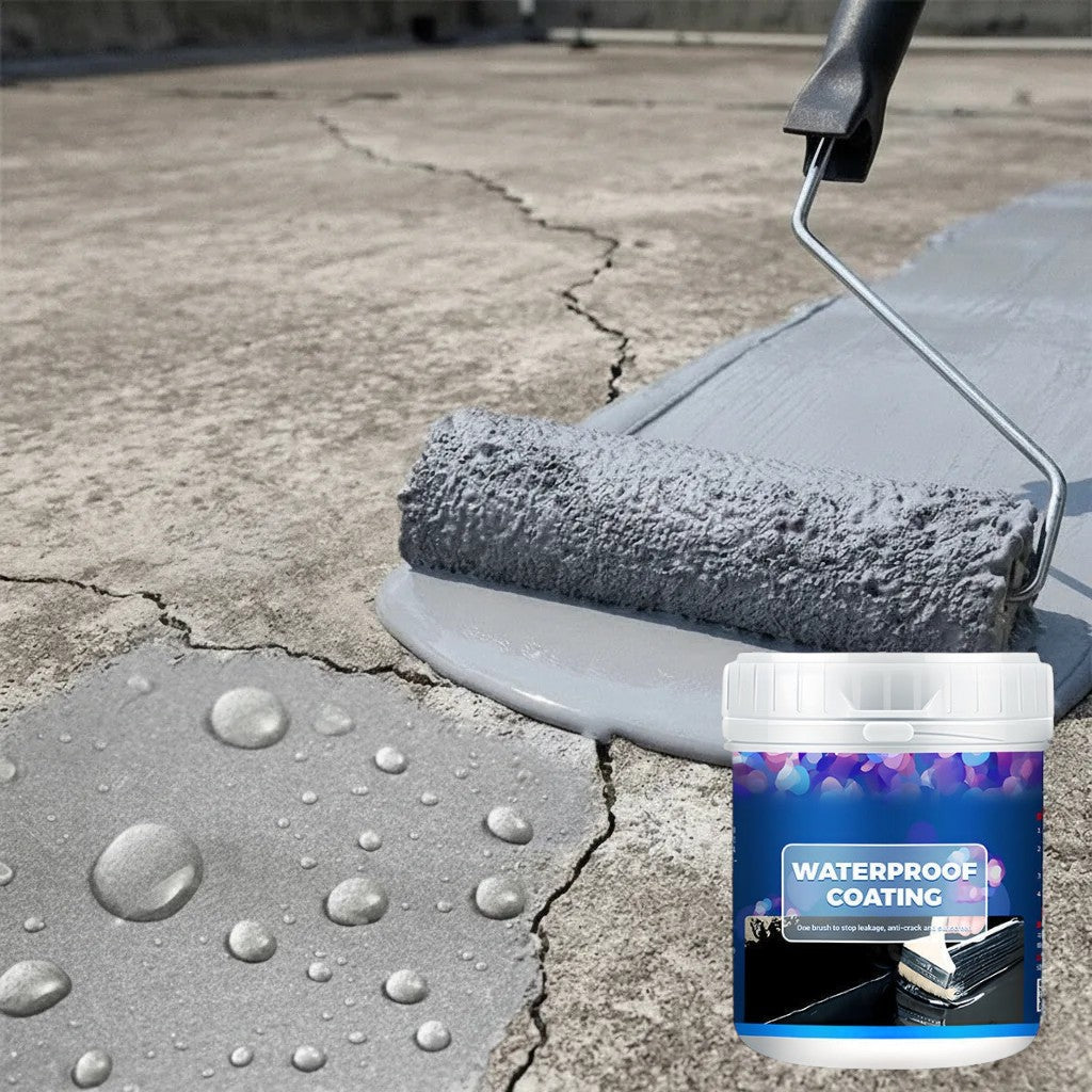 Waterproof Sealant UV-Resistant Water-Repellent Covers 613 Sq Ft
