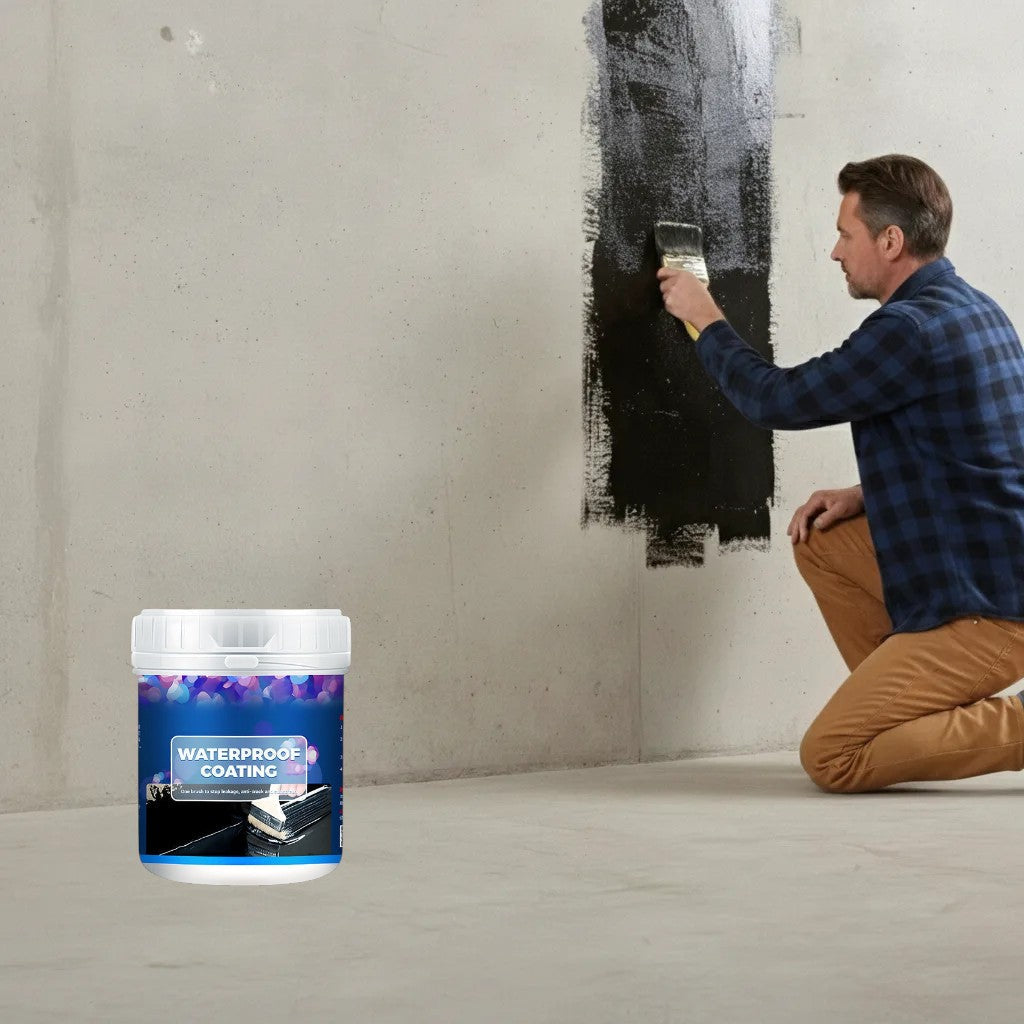 Waterproof Sealant UV-Resistant Water-Repellent Covers 613 Sq Ft