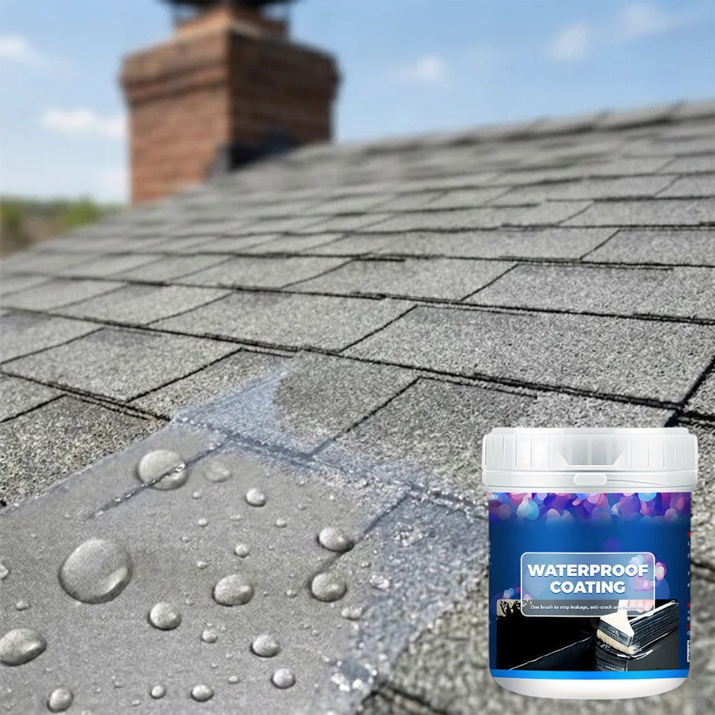 Waterproof Sealant UV-Resistant Water-Repellent Covers 613 Sq Ft