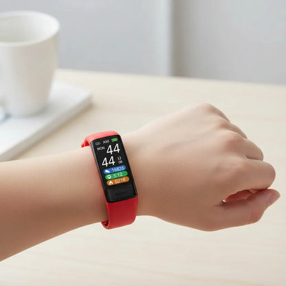 Wearable Health Monitor ECG Blood Pressure & SpO2 Tracking