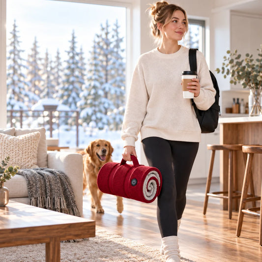 Wearable Heated Blanket Active Heating Hands-Free Comfort