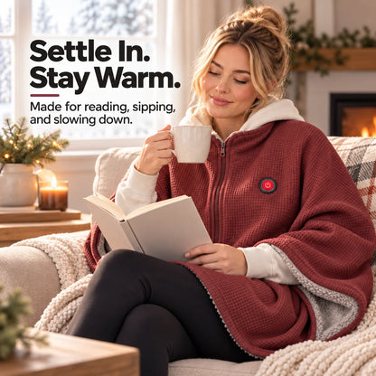 Wearable Heated Blanket Active Heating Hands-Free Comfort