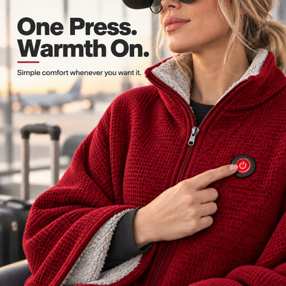Wearable Heated Blanket Active Heating Hands-Free Comfort