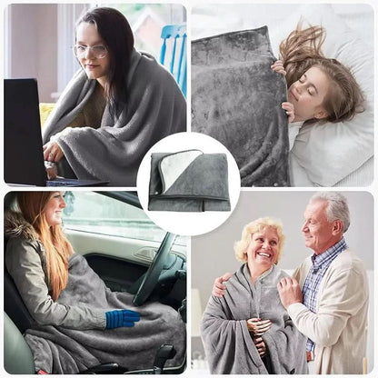 Wearable Heated Blanket USB-Powered 3 Heat Settings