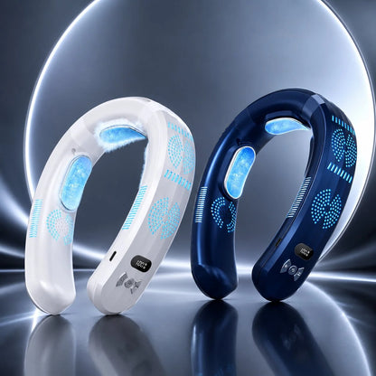 Wearable Neck Fan Cooling & Heating Rechargeable 6000 mAh