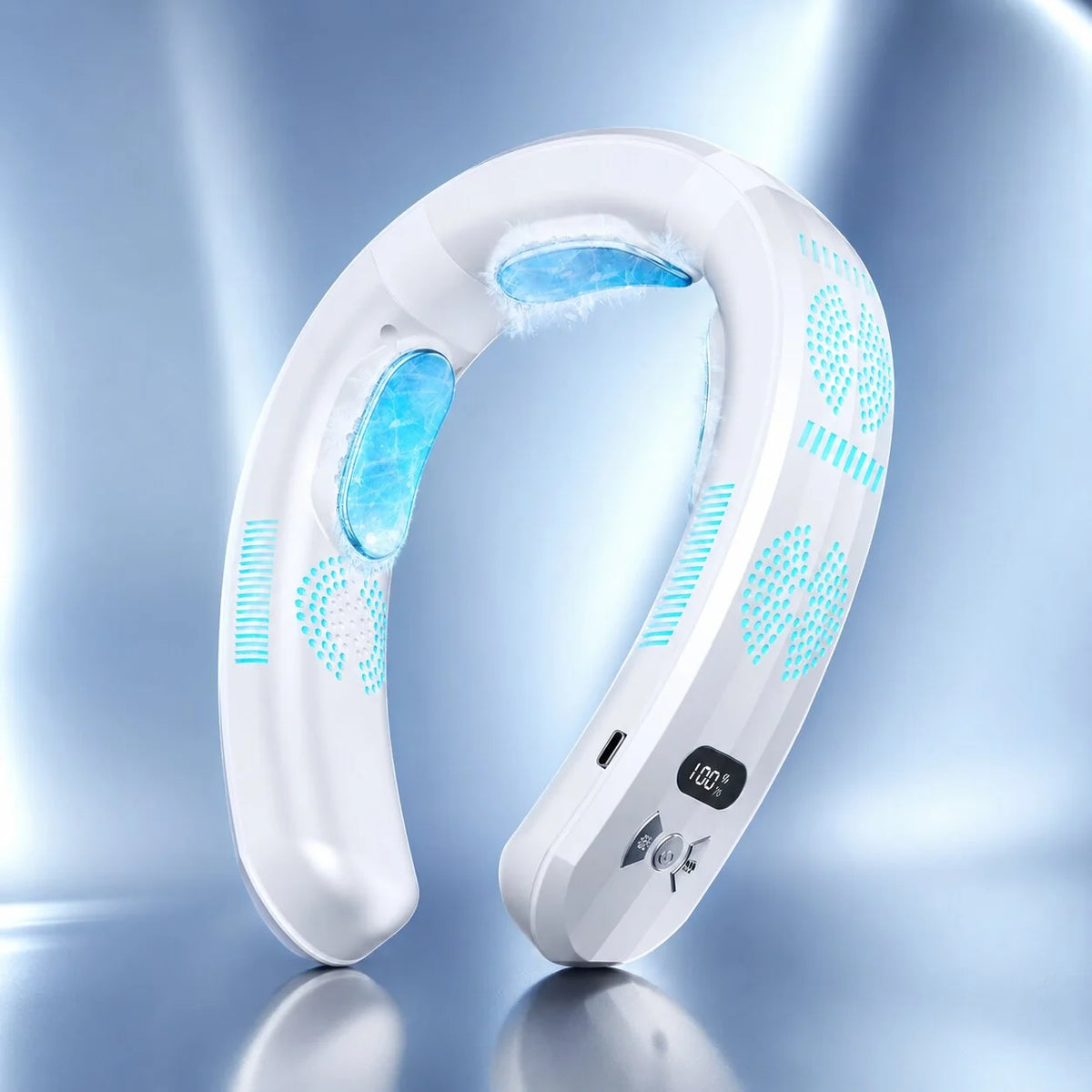 Wearable Neck Fan Cooling & Heating Rechargeable 6000 mAh