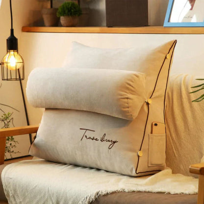 Wedge Cushion Ergonomic Back & Leg Support Washable Cover