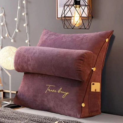 Wedge Cushion Ergonomic Back & Leg Support Washable Cover