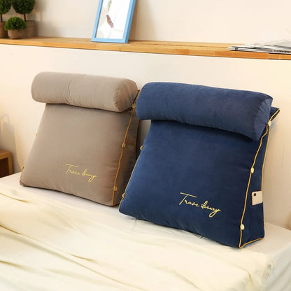 Wedge Cushion Ergonomic Back & Leg Support Washable Cover