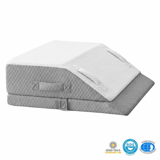 Wedge Pillow Memory Foam Structured Elevation 24 x 24 x 10 Inches