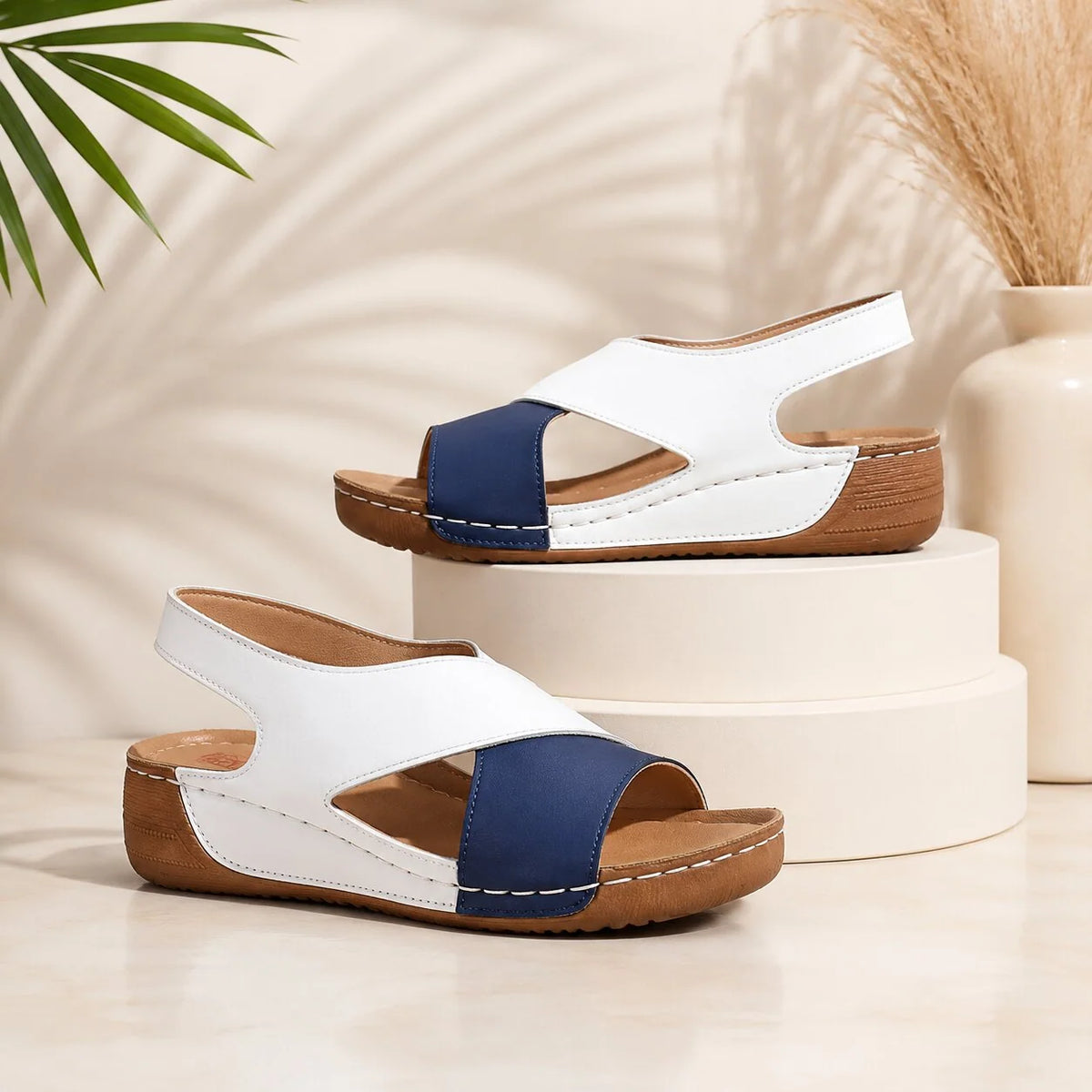 Wedge Sandals Arch Support & Memory Foam