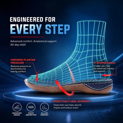 Wedge Sandals Arch Support & Memory Foam