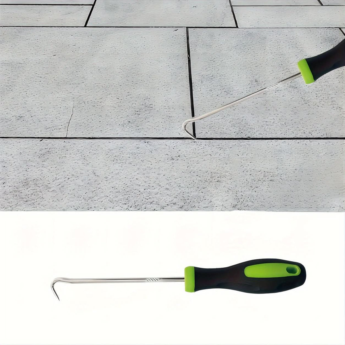 Weed Hook Set Curved Stainless Steel Ergonomic Handles