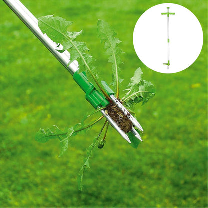Weed Puller 38-Inch Handle Five Steel Claws Foot Pedal