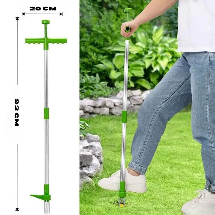 Weed Puller Upright Foot Pedal Stainless Steel Claws