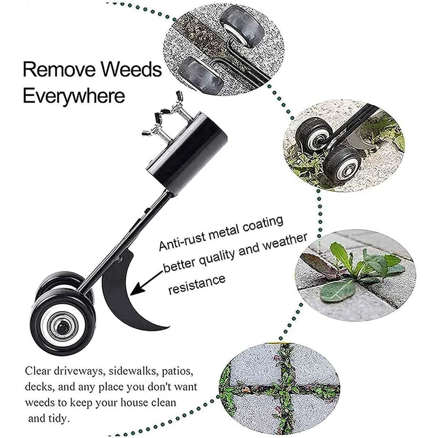 Weed Puller Upright Wheeled Adjustable Height