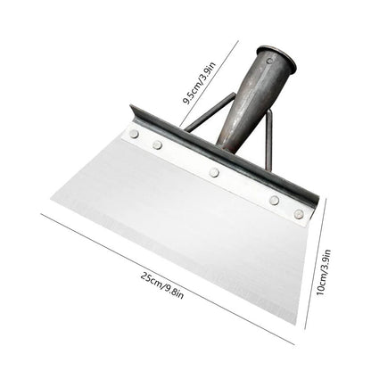 Weed Scraper Manganese Steel Blade Adjustable Wooden Handle