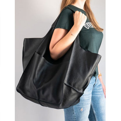 Weekender Bag Faux Leather Scratch Resistant Adjustable Straps