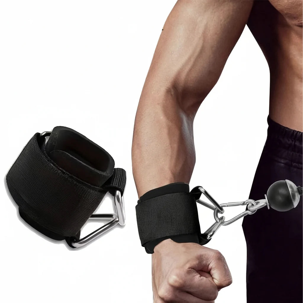 Weightlifting Wrist Straps Adjustable Non-Slip Woven Nylon