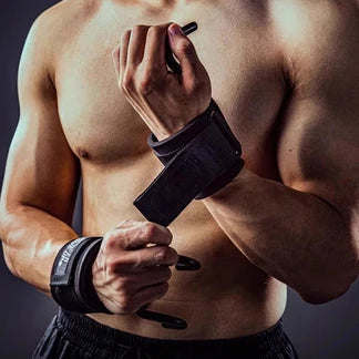 Weightlifting Wrist Straps With Hooks Slip-Resistant Grip