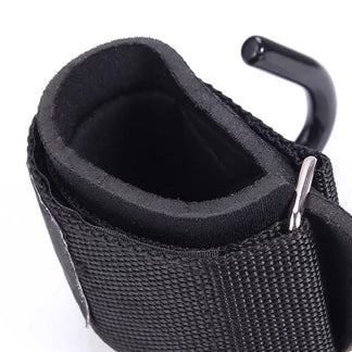 Weightlifting Wrist Straps With Hooks Slip-Resistant Grip