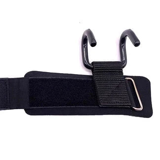 Weightlifting Wrist Straps With Hooks Slip-Resistant Grip