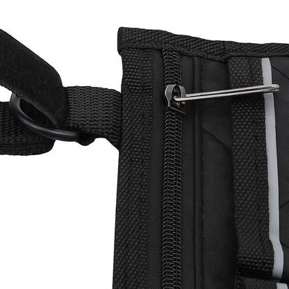 Wheelchair Side Bag Quilted Water-Resistant Reflective Strips
