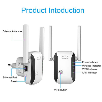 Wi-Fi Extender Two External Antennas Access Point & Repeater