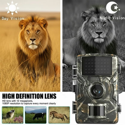 Wildlife Camera No-Glow Infrared Night Vision 1080P HD