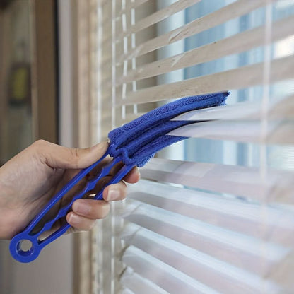 Window & Blind Brush Soft Bristles Detachable Washable Head