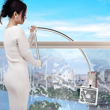 Window Cleaner Double-Sided Magnetic Extendable Handle