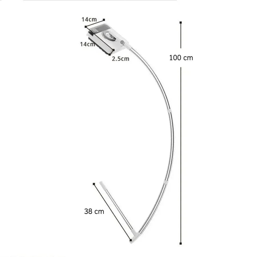 Window Cleaner Double-Sided Magnetic Extendable Handle