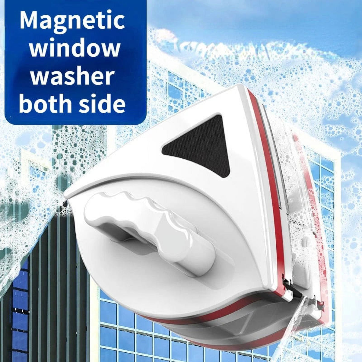 Window Cleaner Magnetic Double-Sided With Safety Strap