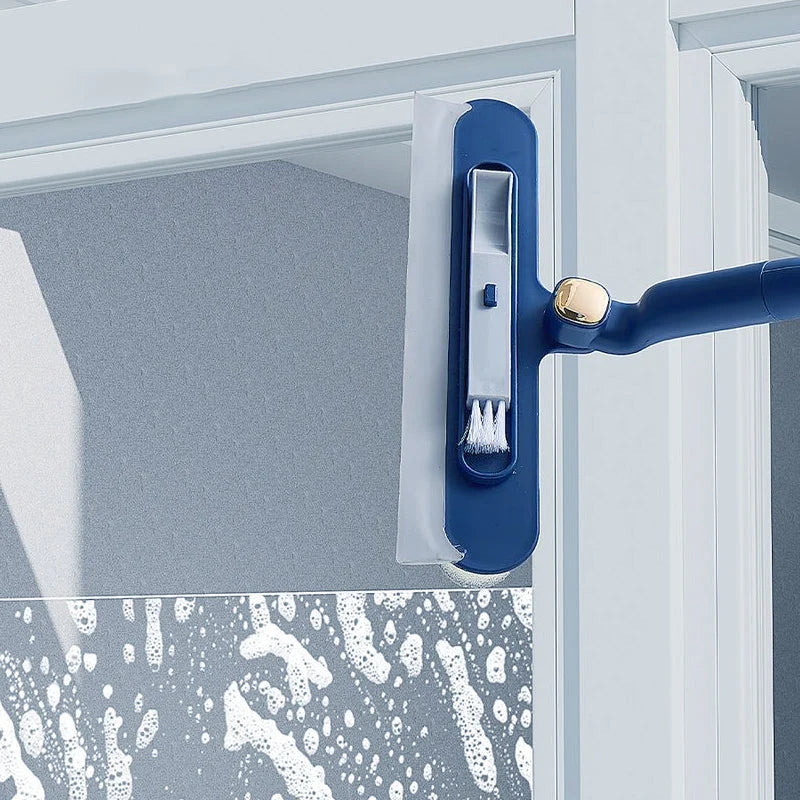 Window Cleaner Telescopic Pole 120 cm Double-Sided Squeegee