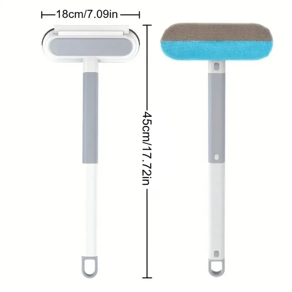 Window Cleaning Brush Dual-Sided Microfiber & PVA 45 cm