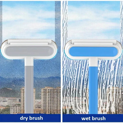 Window Cleaning Brush Dual-Sided Microfiber & PVA 45 cm