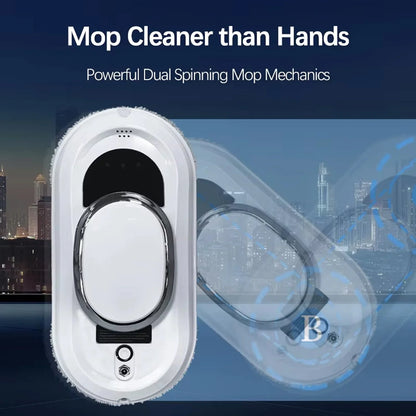 Window Cleaning Robot AI Navigation Remote Control 0.81 PSI Suction