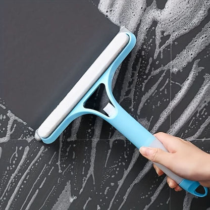 Window Cleaning Tool 3-in-1 Scraper Squeegee Microfiber Cloth