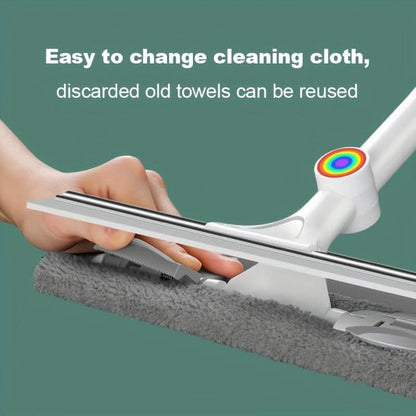 Window & Floor Squeegee Telescopic Handle 360° Rotating Head