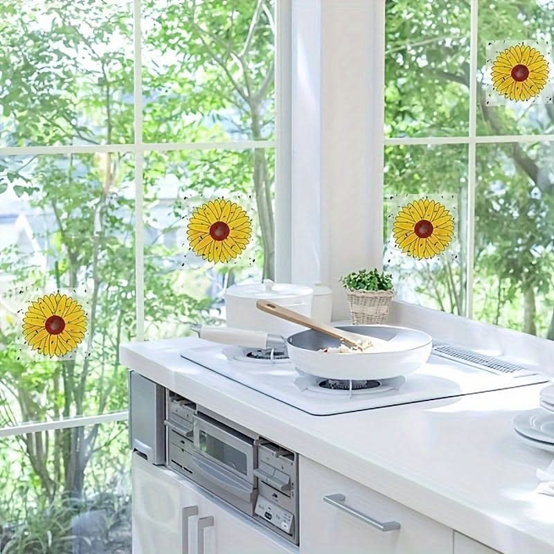 Window Insect Traps Transparent Adhesive Non-Toxic Set of 6