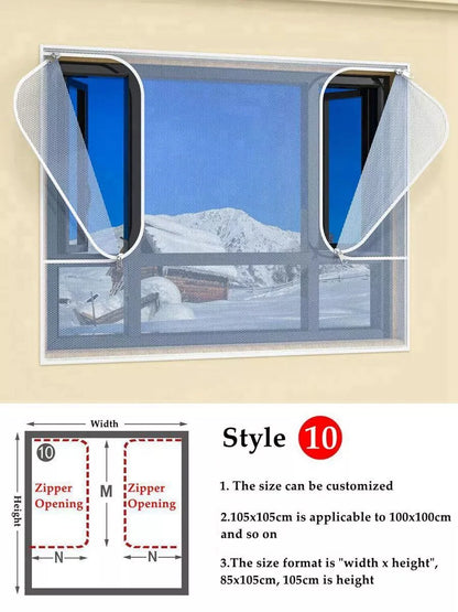 Window Insulation Film Double-Layer Transparent Self-Adhesive