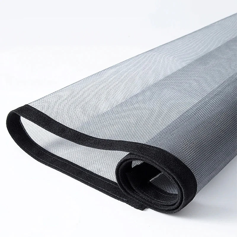 Window Screen Tear-Resistant Fiberglass Cut-To-Size Hook-And-Loop