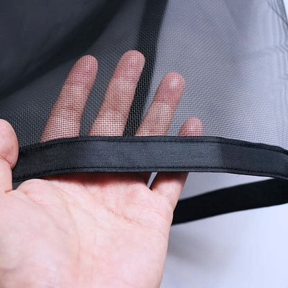 Window Screen Tear-Resistant Fiberglass Cut-To-Size Hook-And-Loop