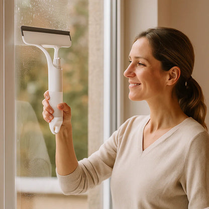 Window Squeegee 3-in-1 Silicone Blade Refillable 250 ml