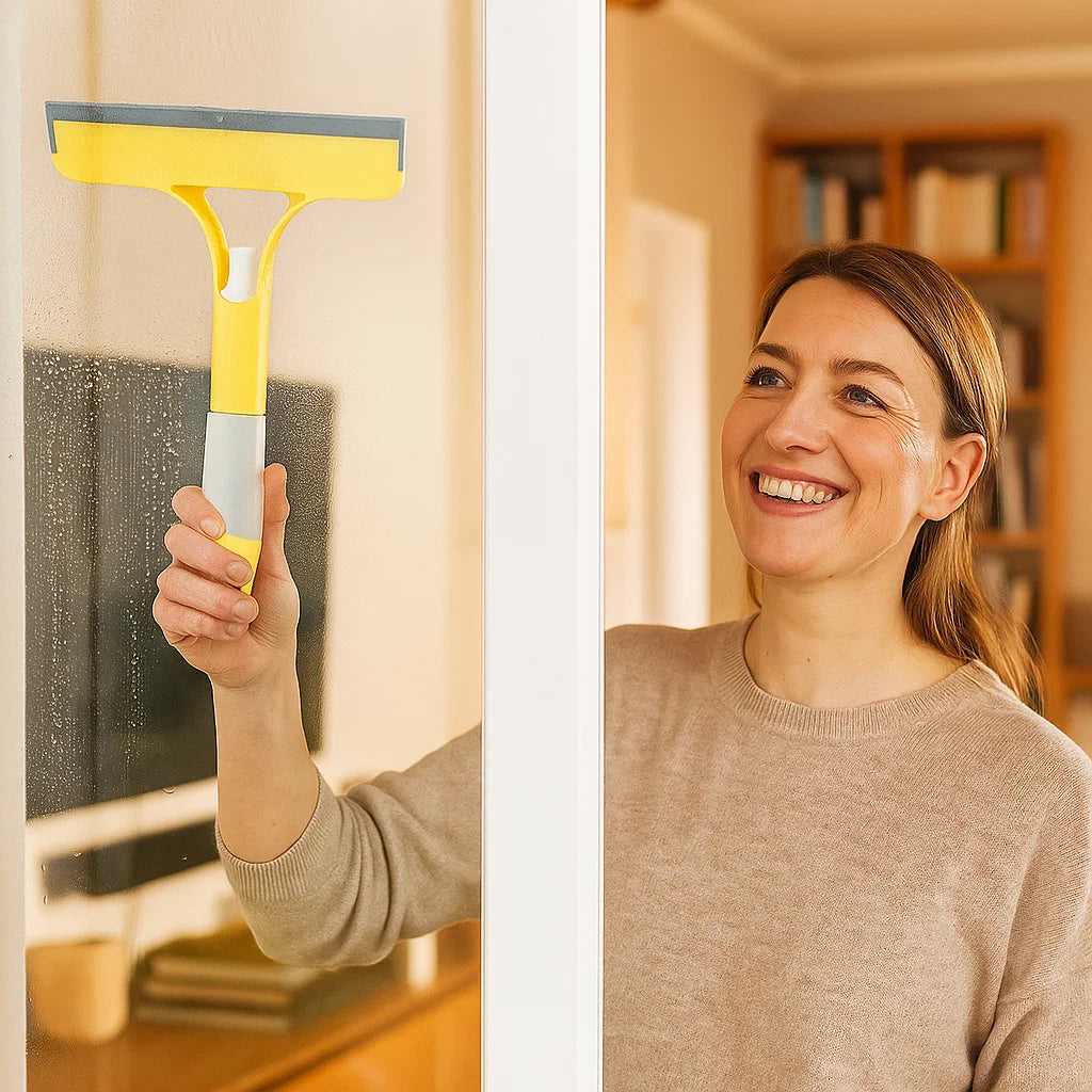 Window Squeegee 3-in-1 Silicone Blade Refillable 250 ml